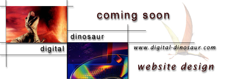 Digital Dinosaur Web Design Image